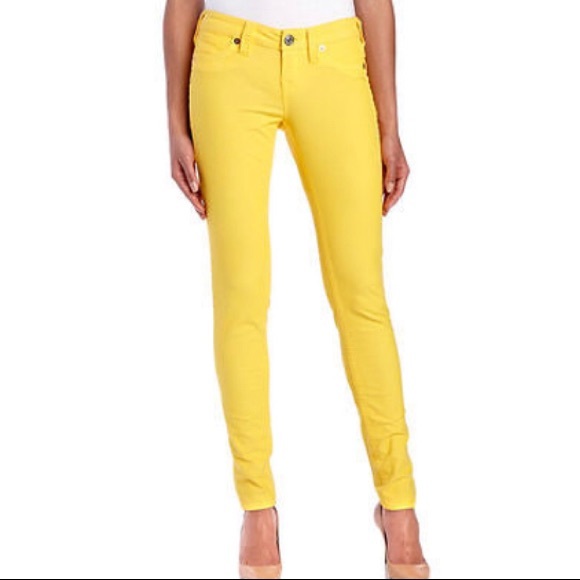 true religion yellow jeans